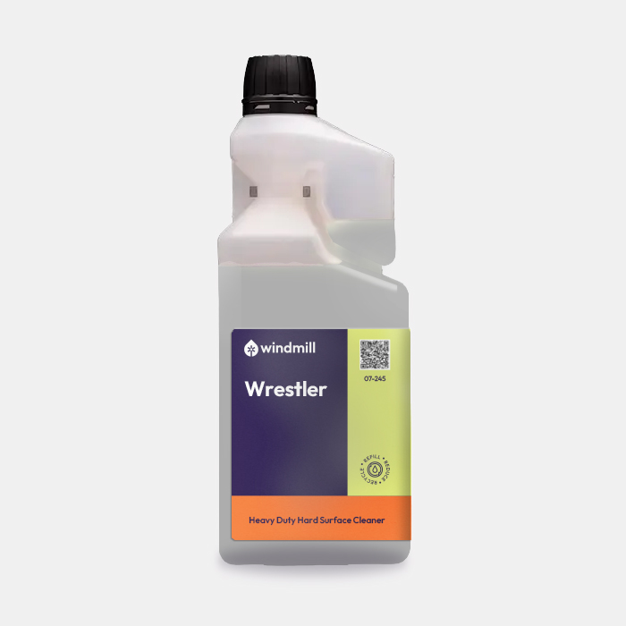 Windmill Wrestler - Heavy Duty Hard Surface Cleaner - 1L - Windmill Refill Recharger